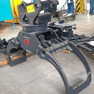 Grappin d'excavatrice XUVOL Xuvol 90P Grappin à bois pour excavatrice de 4 à 9 tonnes avec rotation à 360° Grappin à bois à 3 points - Product Image 3