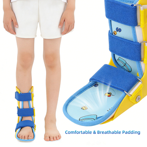 Estabilizador de Tobillo Pediátrico Ligero con Cierre Ajustable de Gancho y Bucle, Dispositivo de Fijación para Fracturas de Pie en Niños, Forro de Algodón Suave - Product Image 5