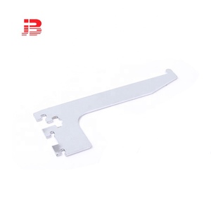 10 "12" <span class=keywords><strong>14</strong></span> "Chrome duy nhất khe cắm Kệ khung giá cho gỗ kim loại Kệ hỗ trợ chân đế cho thủy tinh - Product Image 3