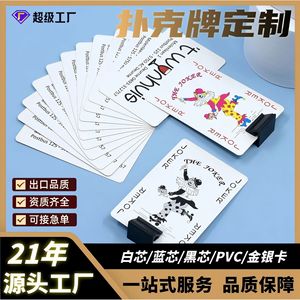Custom Playing Cards 57x87mm Rounded Corners Coated Paper Logo Printing Educational For Card Games And <b>Entertainment</b> - Product Image 5