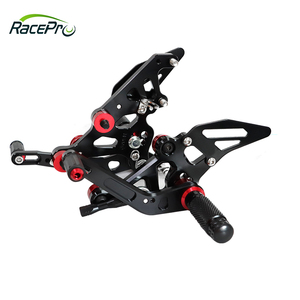 RACEPRO moto pedane poggiapiedi pedane pedane pedane poggiapiedi Set posteriore per <span class=keywords><strong>Yamaha</strong></span> <span class=keywords><strong>MT</strong></span>-07 <span class=keywords><strong>MT</strong></span> 07 MT07 2013-2017 - Product Image 3
