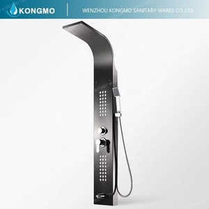 Mitigeur <span class=keywords><strong>de</strong></span> <span class=keywords><strong>douche</strong></span> sur pied chromé poli avec jets <span class=keywords><strong>de</strong></span> pluie pour villas et <span class=keywords><strong>panneaux</strong></span> <span class=keywords><strong>de</strong></span> <span class=keywords><strong>douche</strong></span> <span class=keywords><strong>de</strong></span> <span class=keywords><strong>salle</strong></span> <span class=keywords><strong>de</strong></span> <span class=keywords><strong>bain</strong></span> – Offre Spéciale - Product Image 5
