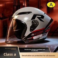 Casque de moto certifié 3C GB811-2022A avec casque audio intégré pour la conduite toutes saisons ventilée unisexe