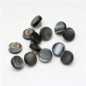 Botones Redondos de Concha de Nácar Natural con Rayas Curvas <span class=keywords><strong>Shinen</strong></span>, 2 Agujeros, para Ropa - Product Image 6