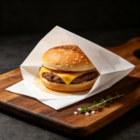 Bedrucktes Wachspapier mit Eigenem Logo, Lebensmittelechtes Fettdichtes Papier für Restaurants und Feinkostläden