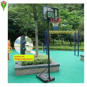 Пластиковая Съемная спортивная баскетбольная подставка для спорта на открытом воздухе