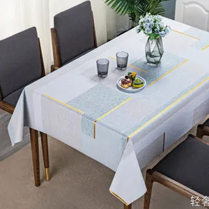 Customized PVC Tablecloth Muslim Design Decoration Table Cloth Home Restaurant Hotel PVC Tablecloth