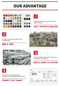 رفوف تخزين مكتبي من طابقين ، لوح <span class=keywords><strong>MDF</strong></span> معدني. مستودع الأدوات المكتبية بالجملة بقعة - Product Image 3