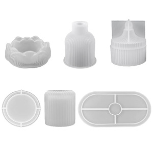 Grand <span class=keywords><strong>moule</strong></span> en silicone pour plateau, vase, rangement, en résine, motif lotus, pour décoration intérieure, outils de pâtisserie, plateau en plâtre et ciment, boîte de rangement DIY - Product Image 6