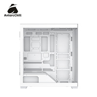 AntarcChill White Full Tower Dual Compartment PC Case Support E-ATX ATX MATX ITX 360 Radiator USB 3.0