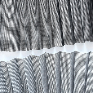 Moustiquaire plissée en polyester et fibre de verre pour hôtels modernes, <span class=keywords><strong>anti</strong></span>-insectes, imperméable, insonorisée, garantie 5 ans - Product Image 3