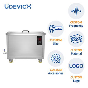 Nettoyeur à ultrasons industriel 48kHz, réservoir de trempage pour <span class=keywords><strong>carburateur</strong></span> turbo de pièces automobiles semi-automatique à tirage lent 88L - Product Image 6