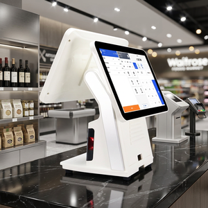Máquina Registradora de caja registradora Sistema Win-dows Touch Pos de 15,6 pulgadas con doble pantalla Pos para venta al por menor, recibos - Product Image 1