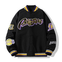 MAQVOB-Vêtements de baseball américain printemps-automne, veste ample tendance pour hommes, veste pour femmes amoureux