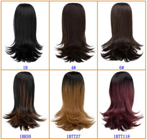 Extensions de cheveux synthétiques à cordon de serrage de 14 pouces, style queue de cheval inversée, avec filet de maintien - Product Image 6