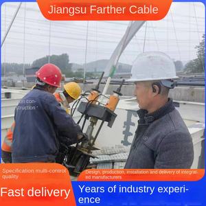 中国橋ケーブルスリング交換用調整可能ワイヤーロープタイロッド鉄骨構造工事 - Product Image 2