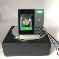 Lector de terminal de reconocimiento facial de 2,8 pulgadas con pantalla táctil Wifi y lector de tarjetas