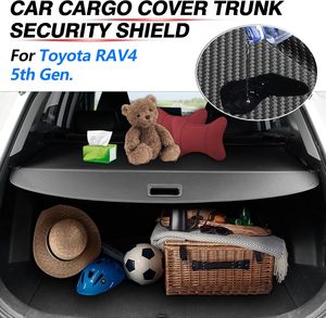 2019-2024 para accesorios <span class=keywords><strong>Toyota</strong></span> <span class=keywords><strong>RAV4</strong></span>, cubierta de protección de maletero de cuero retráctil, cubierta de <span class=keywords><strong>equipaje</strong></span> de carga sin espacio, cubierta de carga - Product Image 6