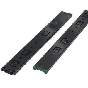 Phong Cách Mới Nhất Mạ Đen Softclosing Ngăn Kéo Trượt Telescopic Kênh - Product Image 4
