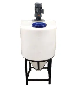 Kimyasal dozaj karıştırıcı ile karıştırma tankı 200litre poli plastik sıvı depolama, karıştırma ve dozajlama 350mm/ 1080mm 150mm 6.5mm 600mm