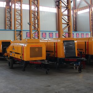 Moteur principal de pompe à béton à haute efficacité monté sur remorque de camion à moteur diesel JIUHE pour la construction, série DHBT40 50 - Product Image 4