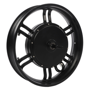 DGWZ 60V 72V 3000W 5000W 20x4.0 브러시리스 기어리스 전기 팻바이크 주조 알루미늄 합금 림 허브 후륜 모터 - Product Image 1