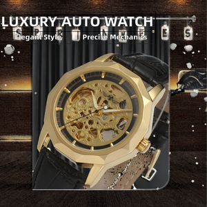 Reloj Mecánico Automático de Lujo para Hombre, Diseño Hueco, Marca T-winner, Última Moda, Venta al Por Mayor, Marca Privada - Product Image 2