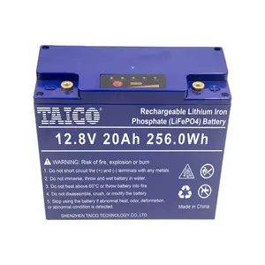 充电式太阳能系统12.8V 20Ah 25Ah Lifepo4 12v 22ah电池