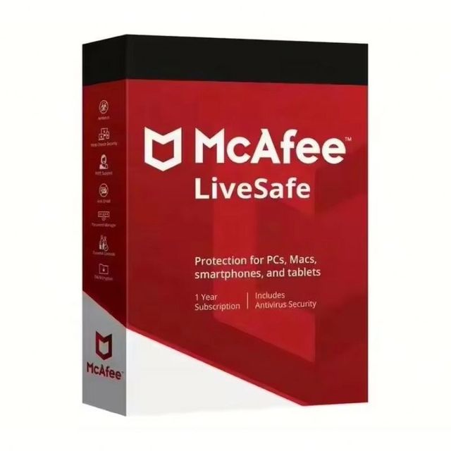 McAfee LiveSafe Unlimited Device 1 Year Subscription