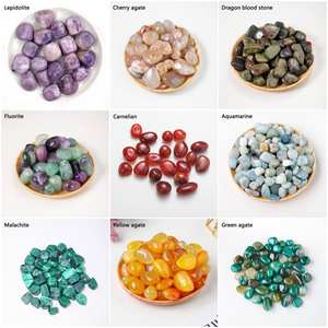 Pierres Roulées Naturelles de Guérison en Cristal, Colorées, Polies, 1,5-2 cm, pour la Décoration Intérieure (Vente en Gros) - Product Image 5