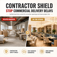 Mobilier de restaurant commercial sur mesure J2S avec tables en bois et chaises rembourrées pour projets hôteliers modernes