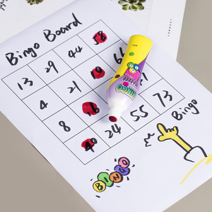 2 Pcs Jumbo Bingo Card Non-toxic <strong>Dabber</strong> Bingo Daubers Dot Markers - Product Image 2