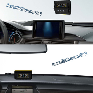 SPY solaire voiture pression des pneus sans fil <span class=keywords><strong>TPMS</strong></span> capteurs de pression des pneus surveiller la pression avec 4 pièces capteur externe pour voiture - Product Image 6