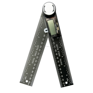 Goniometro Digitale in Alluminio Nero da 300mm con Livella - Product Image 6