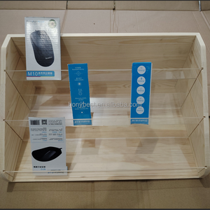 Espositore a 3 Livelli in Legno <span class=keywords><strong>per</strong></span> Cartoline, Brochure, Foto, Gioielli, Adesivi, <span class=keywords><strong>per</strong></span> Venditori, Negozi, Arredamento Casa - Product Image 5