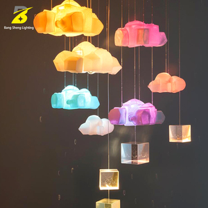 Lampada da <span class=keywords><strong>Soffitto</strong></span> LED a Nuvola di Cotone Bang Sheng Lighting - Decorazione Ambientale Fantasiosa per Residenze di Lusso e Hotel Boutique - Product Image 5