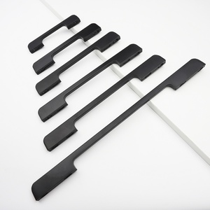 Thời trang vàng đen tủ xử lý hợp kim nhôm nhà bếp dài xử lý Tủ kéo ngăn kéo knobs đồ nội thất cửa phòng phần cứng - Product Image 4