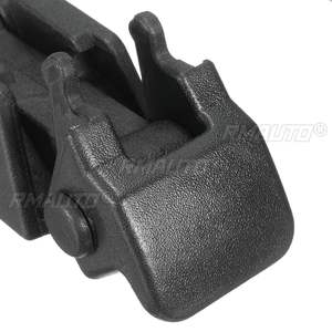 1 Set <b>Black</b> Hood Lock <b>Bracket</b> Latches Buckle Holder for Jeep/Wrangler 2007-2016 - Product Image 4