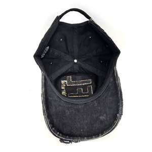 Gorra de Béisbol Estilo Dad Hat de Mezclilla Vintage de 6 Paneles, Lavada, Desgastada, Personalizada, Impermeable, con Visera Curva y Bordado a Mano - Product Image 4