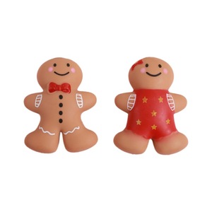 Jouet anti-stress à presser en TPR, motif bonhomme en pain d'épices mignon, à récupération lente, cadeau de Noël individuel, idéal pour l'export. - Product Image 5
