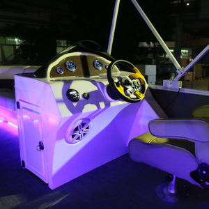 <span class=keywords><strong>Jet</strong></span> Boat de aluminio y fibra de carbono de lujo a la venta para ocio de patrulla de pesca con motor fuera de borda - Product Image 5