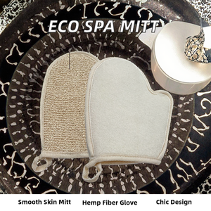 Accesorios de Spa Ecológicos y Naturales, Esponja Exfoliante de Cáñamo con Forma de Flor, Cepillos y Esponjas para Baño Corporal - Product Image 2