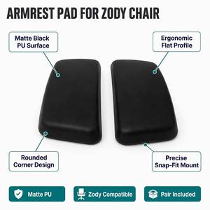 Coussinets d'accoudoirs durables et confortables pour chaise <span class=keywords><strong>Haworth</strong></span> <span class=keywords><strong>Zody</strong></span>, pièces de rechange pour chaise de bureau, vente en gros d'usine OEM - Product Image 3