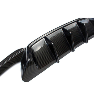 For <b>6</b> <b>Series</b> F06 4Door Gran Coupe M6/F13 2Door Coupe M6 Style Carbon Fiber Rear Diffuser 2011-2018 - Product Image 3