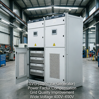 Armoire de commutation basse tension en cuivre (modèle ABSVG) avec compensation dynamique de puissance réactive 400V/690V jusqu'à 225A 6 prises
