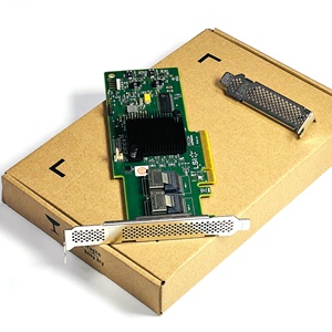 LSI 6Gbps SAS HBA LSI 9240-8i = (9211-8I) โหมดIT ZFS <span class=keywords><strong>FreeNAS</strong></span> unRAID + 2* สายpcie x8โจมตีคอนโทรลเลอร์การ์ดสําหรับBroadcom - Product Image 1