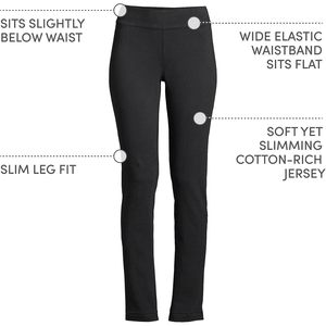 FOXA Pantalon slim taille mi-haute pour femme, coupe droite, en tissu tricoté respirant, motif étoile de mer - Product Image 4