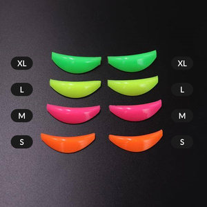 Pads de rehaussement de cils en silicone colorés, réutilisables, outils de lifting des cils, boucliers de rehaussement de cils, tiges de rehaussement de cils <span class=keywords><strong>ultra</strong></span>-courbées et flexibles - Product Image 2
