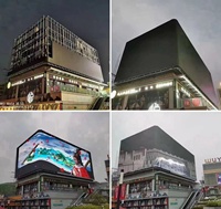 P4 P5 P6 P8 Panel de gabinete de hierro fijo impermeable programable Led pantalla de visualización de publicidad pared al aire libre P10 Led cartelera signo