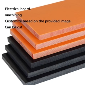 Pannello Fenolico Personalizzato per Isolamento Elettrico, Colore Nero/Rosso-Arancio, Durezza Shore 80, Utilizzo <span class=keywords><strong>Legno</strong></span> Incollato Elettricamente - Product Image 5